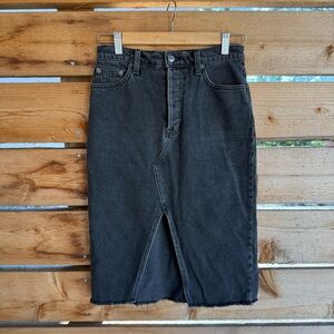 Reformation midi retooled skirt | 25